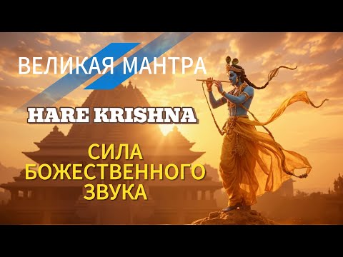 Видео: 🌟 Маха Мантра Харе Кришна — Сила Божественного Звука 🌟