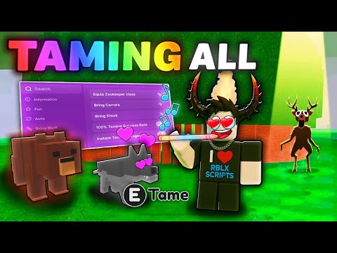 Видео: Я использовал хаки, чтобы приручить всех животных в сценарии «99 ночей в лесу»