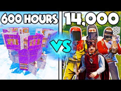 Видео: 600-часовой строитель против 15 000-часового рейдера — Rust