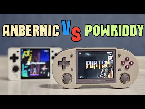 Видео: POWKIDDY RGB30 против ANBERNIC RG353PS сравнение игровых консолей