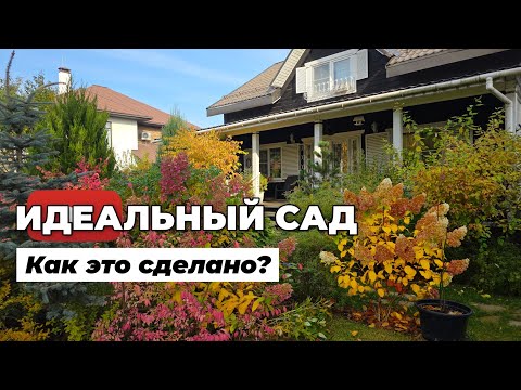 Видео: Идеальный маленький сад. Малоуходный сад. Как это сделано?