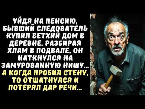 Видео: Бывший СЛЕДОВАТЕЛЬ купил заброшенный ДОМ, а начав разбирать подвал, ЗАМЕР от страшной находки…