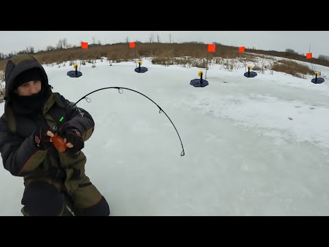 Видео: Оставил жерлицы! И уехал ловить на балансир! Когда вернулся.. Был в Шоке! Рыбалка 2024