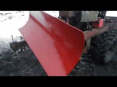 Видео: Отвал на самодельный минитрактор! Часть седьмая!