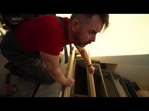 Видео: деревянные ступени на металлокаркасе