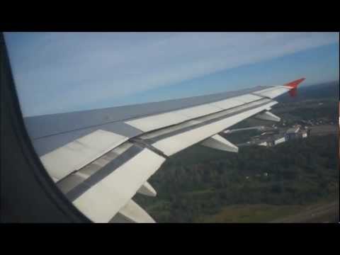 Видео: полёт на самолёте А-319 Москва-Сочи(Адлер)