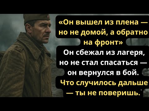 Видео: Он сбежал из лагеря… и вернулся на передовую