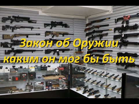 Видео: новый Закон об Оружии. Каким я бы хотел его видеть.