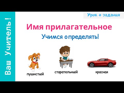 Видео: Имя прилагательное. Что такое имя прилагательное?