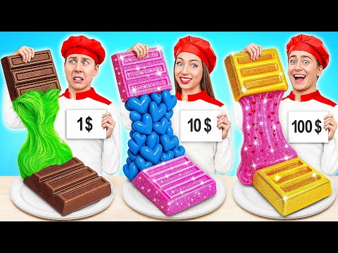 Видео: 1$ vs 100$ vs 1000$ Кулинарный Челлендж от Candy DO