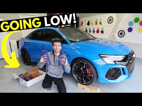 Видео: Занижаем наш новый Audi RS3 8 лет! *Гарантируем лучший вид!