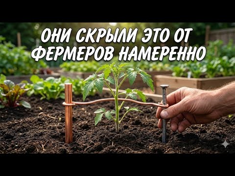 Видео: Соединил два металла в земле — и растения выросли вдвое быстрее: скрытый секрет почвы