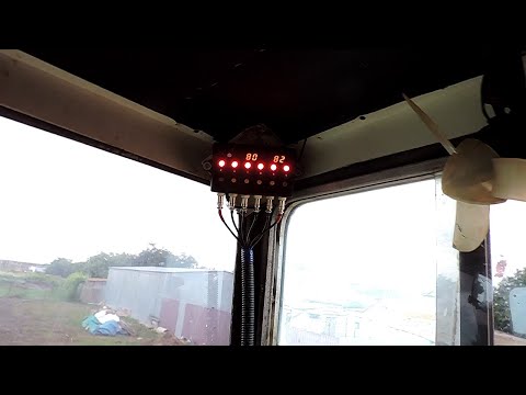 Видео: Сигнализация на комбайн Нива СК-5, Дон 1500, Енисей 1200.