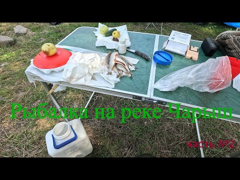 Видео: Рыбалка на реке Чарыш часть 2. Солим Хариус.Безумная переправа Тракториста.