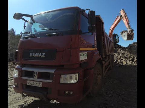 Видео: Камаз 6580 ! Взорвалось колесо , последствия