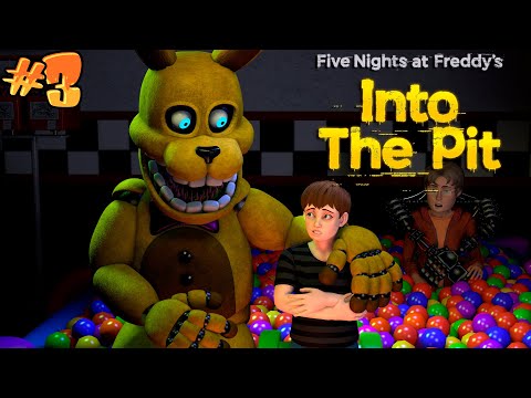 Видео: Жёлтый Кролик продолжает охоту на нас во FNAF Into The Pit Прохождение # 3