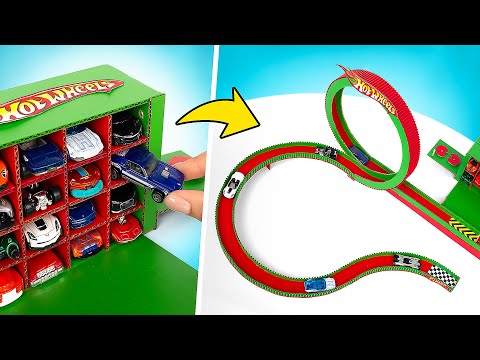 Видео: Как сделать картонную трассу для машинок с пусковым механизмом