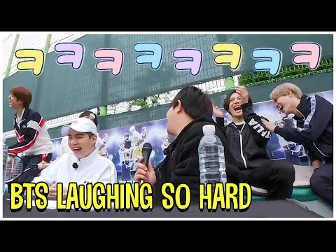 Видео: BTS Laughing So Hard (Смешные моменты)