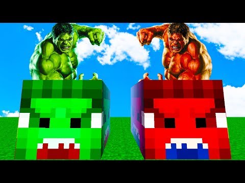 Видео: ЛАКИ БАТТЛ ХАЛК ПРОТИВ КРАСНЫЙ БИТВА МАРВЕЛ СУПЕРГЕРОИ ЛАКИ БЛОКИ ВОЛОДЯ В МАЙНКРАФТ