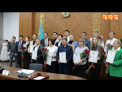 Видео: Достижения спортсменов отметили в акимате Темиртау