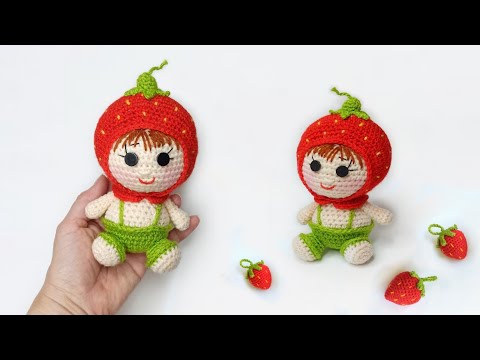 Видео: 🍓Мастер-класс вязания САМОГО МИЛОГО клубничного гнома!🍓Часть 1