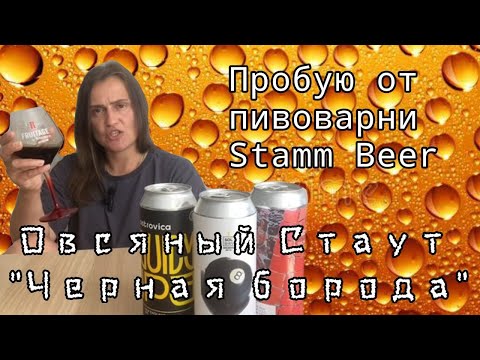 Видео: ПРОБУЮ ОВСЯНЫЙ СТАУТ "ЧЕРНАЯ БОРОДА" от STAMM Beer