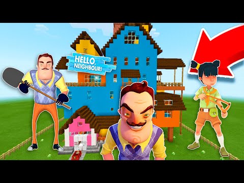 Видео: ЗЛОЙ ПРИВЕТ СОСЕД ВЗОРВАЛ МОЙ ДОМ EXE HELLO NEIGHBOR ВЫБЕРИ ПОРТАЛ ЯМУ в МАЙНКРАФТ