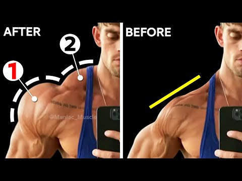 Видео: 16 упражнений для увеличения ПЛЕЧ И ТРАПЕЦ.