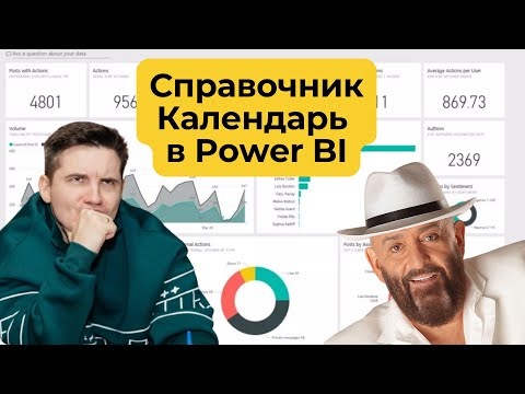 Видео: Календарь в Power BI: Создаем динамическую дату для анализа [ Урок 3 ]