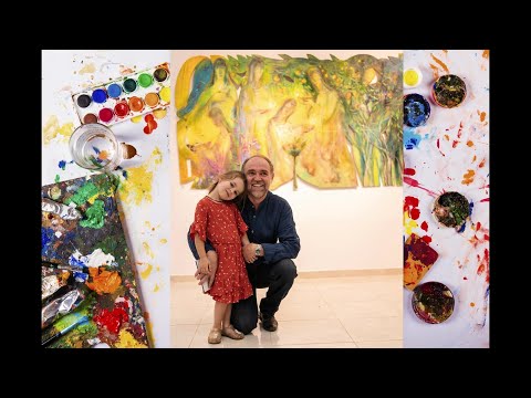 Видео: "Знаци и първи стъпки по пътя" /Гостуваме на художника Благой Господинов и малката Стефания /LINE D5