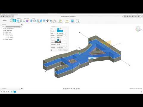 Видео: Создание детали Kvantocars во Fusion 360 по шаблону - рычаг задней подвески (Rear swing arm)