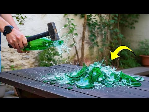 Видео: Миллиарды людей не знают, как заработать много денег на осколках стеклянных бутылок.