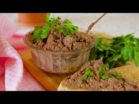 Видео: Очень вкусный ПАШТЕТ из Печенки и Куриных сердечек