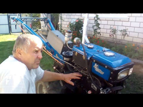 Видео: Мотоблок ; Правильний запуск і зупинка дизельного двигуна.