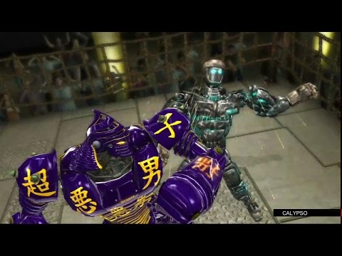 Видео: Живая сталь-Атом против Нойзи Боя(Real steel)Noisy Boy vs Atom