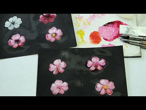 Видео: Урок 05. Учусь рисовать Жостово. Пятилистник. Жостовская роспись для начинающих. Никита Гончаров