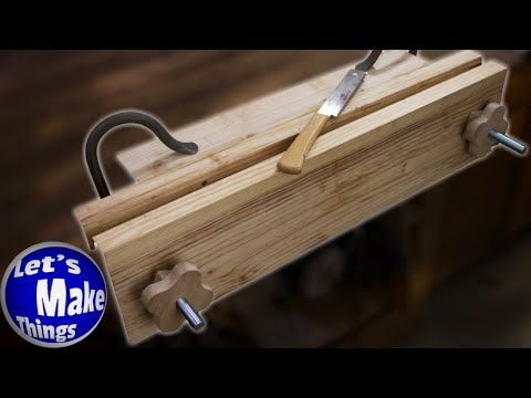 Видео: Простые тиски Moxon (с двумя винтами) // От начала до конца (нужен 1 электроинструмент)