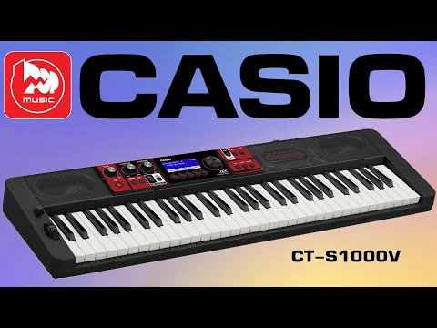 Видео: Casio CT-S1000V - синтезатор, который поёт! Новинка 2022!