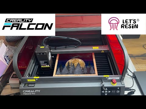 Видео: Настройка Creality Falcon2 Pro 60w и первый проект