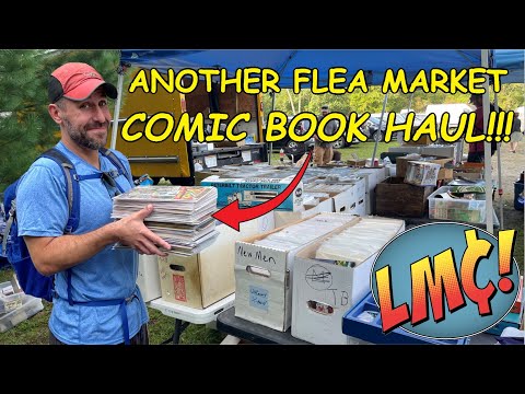 Видео: Последний улов из ГРУЗОВИКА КОМИКСОВ: охота в конце лета на крупнейшем блошином рынке Америки!
