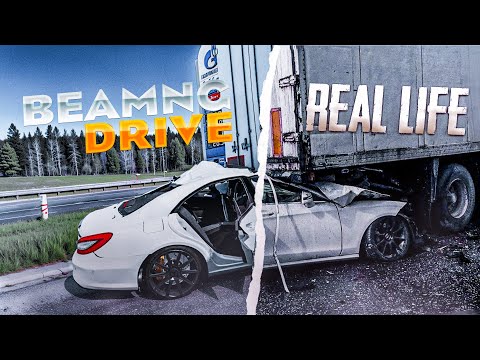 Видео: Аварии на реальных событиях в BeamNG.Drive #64