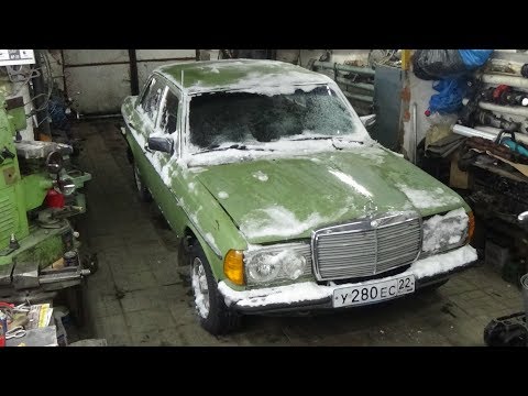 Видео: Замена поршневых колец на Мерседесе W 123 2,4 D ,ч №1 разборка.