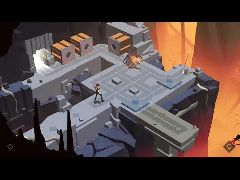 Видео: Lara Croft GO. 6 Огненная Пещера. 3 Помощь Врага