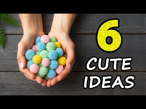 Видео: Пушистые и уютные!🐼6 идей из пряжи, которые согреют ваше сердце🧶