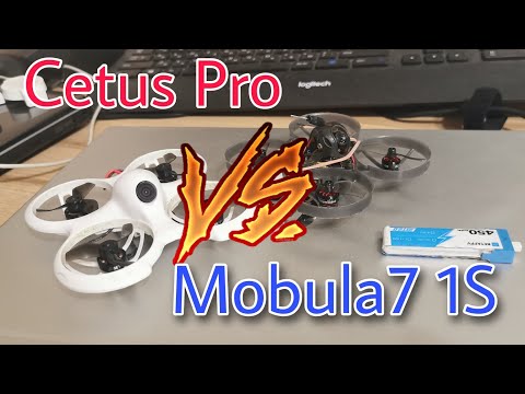 Видео: Cetus Pro VS Mobula7 1S. Описание, сравнение и тестовые полёты.