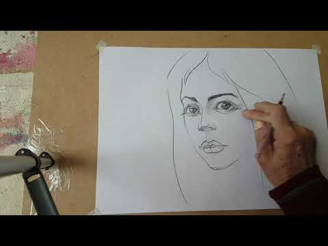 Видео: Урок 33 - Портрет - детайли очи, нос, устни (част 1)