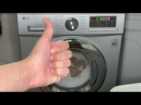 Видео: Стирка маминой жилетки на LG 003rwdb11186: Быстро 30 20 1200об/мин