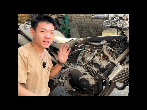 Видео: Восстановление Honda Hornet 250 | Удовлетворение от рева.