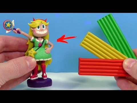 Видео: ЛЕПИМ ЗВЕЗДОЧКУ БАТТЕРФЛЯЙ - Звездная принцесса и силы зла