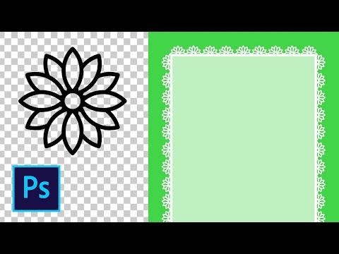 Видео: Как сделать рамку с узором в фотошопе